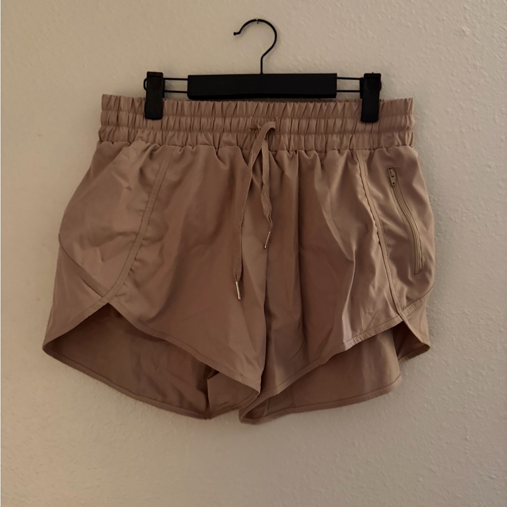 Women's Tan Athletic Shorts